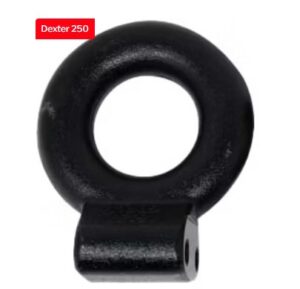 Dexter Coupler Tow Ring, 3" ID, Adjustable Channel Mount, 25,000lb Capacity, 2-Bolt Mount. Less Bracket and Bolts