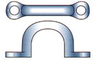 Alum. Tie Loop - 2.25" Tall
