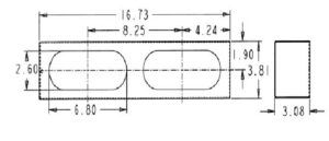 Double Oval Tail Light Box