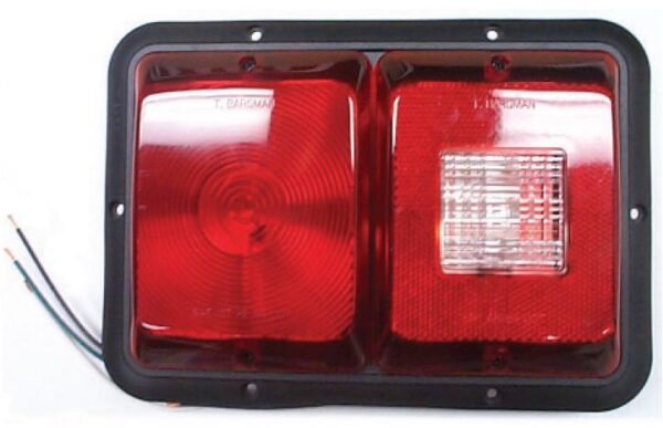 Bargman 2-Compartment Red With Back-Up