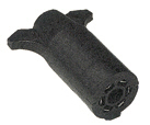 7-Pin Flat to 6-Pin Round Adapter, Plastic (center pin auxiliary power)