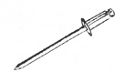Rivet 1/8” x 1/2” Grip
