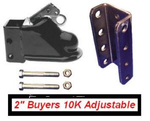 2” Coupler - Buyers, ADJ COUPLER HEAD 2" BUYERS 10K