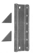 6-Hole Leveler Channel,  LEVELER CHANNEL 6-HOLE W/GUSST