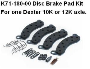 10K-12K Disc Brake Pad Kit 71-180 /  TN6450109 /