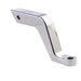 ALUM 4" DROP BAR W/1" HOLE 8K  Solid Aluminum