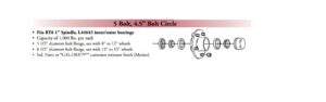 HUB KIT 34822545 W/ L44643 BRGS/SEAL/CAP/NTS