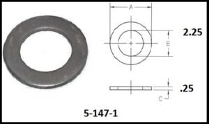 SPINDLE WASHER 1" HRDND 42MM NEV-R-LUBE .25x2.25