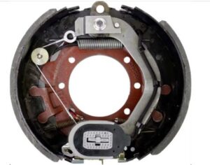 12-1/4 inch electric brake for 12,000-lb axles, Right hand, 5in; 12-1/4 inch electric brake assembly for 12,000 to 15,000 lb axles **Import
