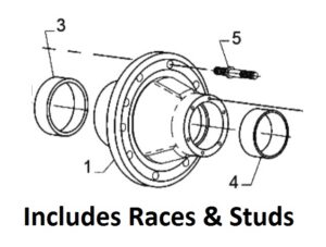 HUB DX HEAVY 10-8.75BC IB LH