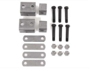 Single Axle Hanger Kit, 1.75” Double Eye Springs