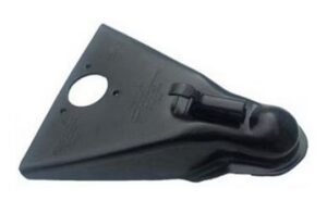 Ram Coupler, 2 5/16" Ball, Stamped, Lever Latch, A-Frame Mount, 14,000 Lbs Capacity, Oily
