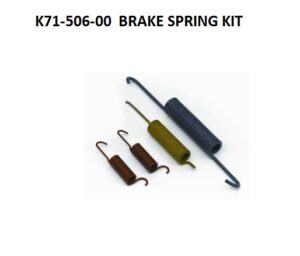 For one Dexter 12-1/4 x 3-3/8", 12-1/4 x 4" and 12-1/4 x 5" electric brake with cast backing plate.