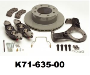 DX 8K DISC KIT, 1 WHEEL, (RTR,CALIPR,BKT)LESS HUB