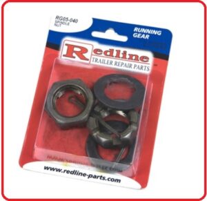 1"-14 SPNDL NUT, PKG 2EA W/D-WSHR & COTTER PINE