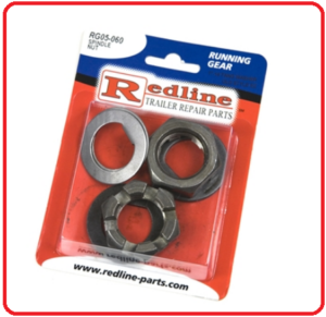 1"-14 SPINDLE NUT, PKG 2 EA W/TANG WASHER, OLD STYLE EZ