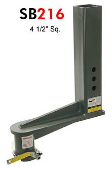 Fits Standard 4- 1/2" I.D. Square Trailer Coupler Tube  16" EXTENSION