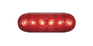 6” OVAL --LED STOP /TURN /TAIL  6 DIODE  KIT W/GRMT & PIGTAIL