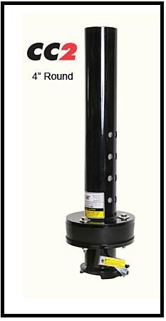 Gooseneck Cushion Coupler for 2 5/16" Ball Fits 4" Standard RND Tube